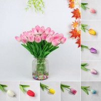 10pcs Tulips Flower Artificial False Fake Flowers Bouquet Room Party Wedding   223102873521